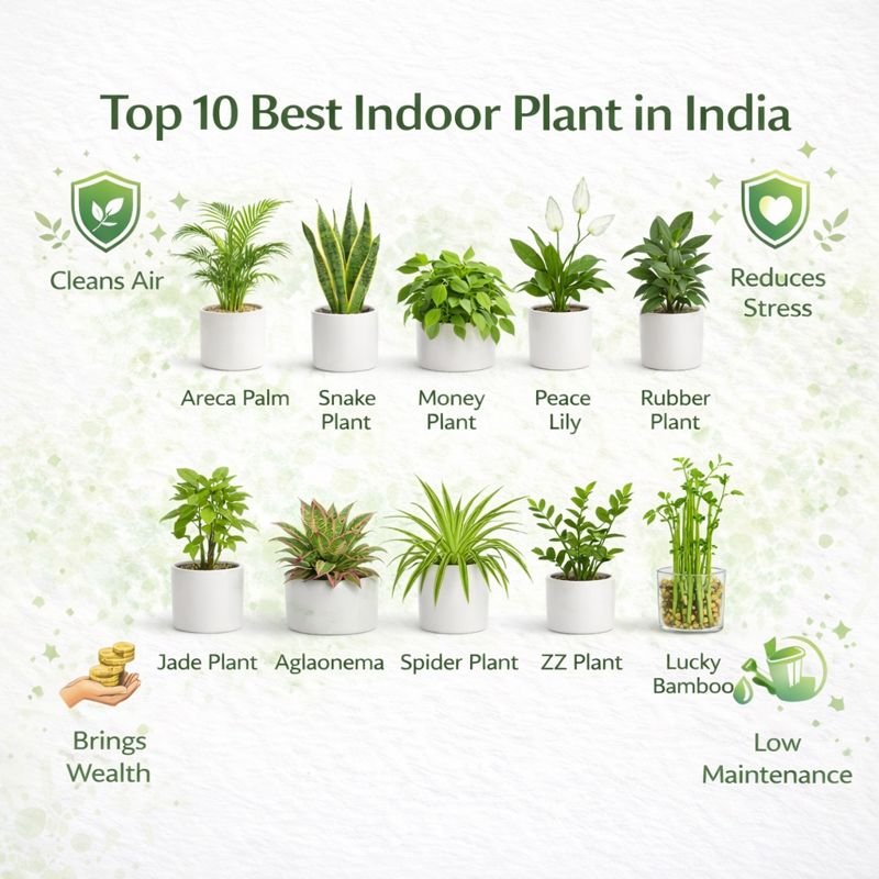 Top 10 Best Indoor Plants in India