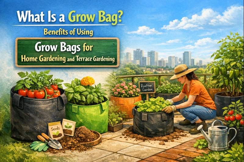 Grow Bags for Home Gardening and Terrace Gardening